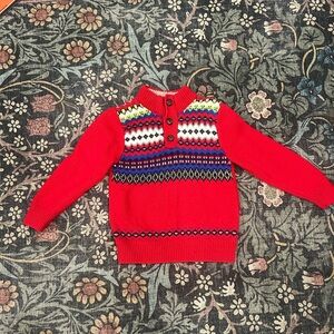 Baby GAP fair isle sweater 4T